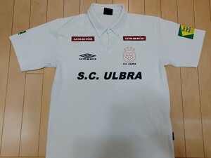 ◆UMBRO◆美品ポロシャツ「S.C. ULBRA」　Ｌサイズ　白