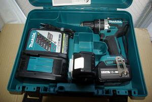 ＭＡＫＩＴＡ　マキタ　18V　充電式震動ドライバドリル　ＨＰ４８４ＤＲＴＸ　中古美品　フルセット 