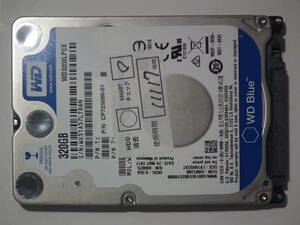 WD Blue　WD3200LPCX　320GB　2.5インチHDD　SATA　②