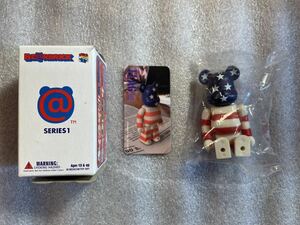 【極レア・内袋未開封 】ベアブリック シリーズ1 FLAG アメリカ MEDICOM TOY BE@RBRICK 当時物 デッドストック メディコムトイ 