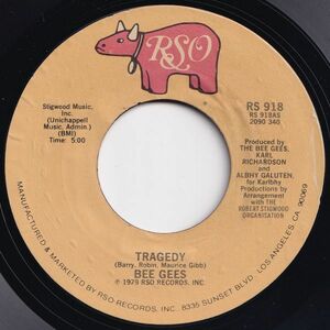 Bee Gees Tragedy / Until RSO US RS 918 203739 SOUL DISCO ソウル ディスコ レコード 7インチ 45