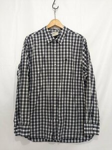 Timberland ティンバーランド チェック柄長袖ボタンシャツ コットンシャツ サイズ：XL