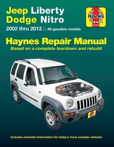 ★新品★送料無料★ジープ Jeep Liberty & ダッヂ Dodge Nitro 2002-2012★ヘインズ解説マニュアル★ダッジ