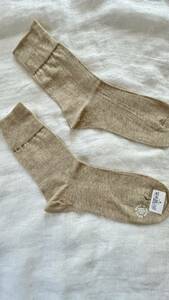 JOURNAL STANDARD LUXE SOCKS サイズF ソックス 靴下 ベージュ オリジナル ジャーナルスタンダード ラックス 新品未使用