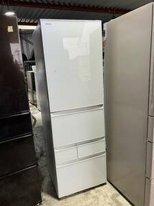 【引き取りOK！福岡県】 東芝 ノンフロン冷凍冷蔵庫 411L 5ドア GR-419GXVS（EW）TOSHIBA 2019年製