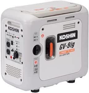 工進(KOSHIN) カセットガス インバーター 発電機 正弦波 GV-9ig 定格出力 0.9kVA AC-100V 50Hz/
