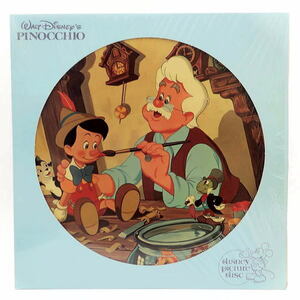 ディズニー　ピノキオ　ピクチャーLPレコード　1980年　USA盤