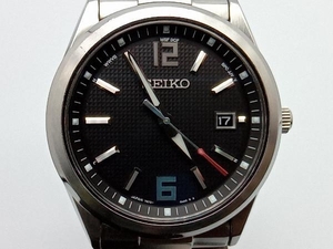 SEIKO 電波ソーラー腕時計 SEIKO SELECTION 7B72-0AA0 ベルト約18cm Masterpiece 監修モデル 黒文字盤