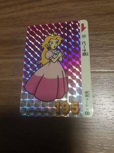 スーパーマリオワールド カードダス No.6 キラカード PPカード ピーチ姫 検)Nintendo MARIO Prism card Beauty products 12