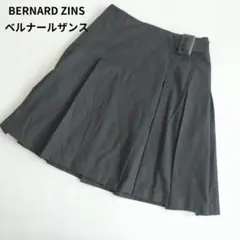 BERNARD ZINZ ベルナルドザンス プリーツスカート 38 カシミヤ