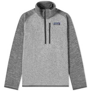 patagonia パタゴニア better sweater 1/4 zip ジャケット 25523 希少 カラー nickel foreg grey ニッケル グレイ サイズ S 新品 送料無料