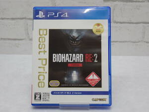 285【1円～】PS4ソフト BIOHAZARD RE:2 Z VERSION
