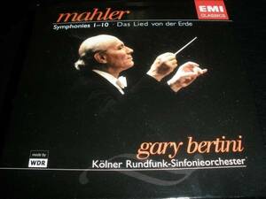 廃盤 11CD マーラー 交響曲 全集 ベルティーニ ケルン 1 巨人 2 復活 3456 悲劇的 7 夜の歌 8 9 10 大地の歌 Mahler Complete Bertini