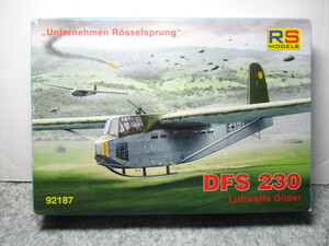 ★1/72 RS MODELS 　　 Luftwaffe Glider DFS 230 ★