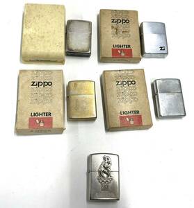 R486-W11-833 ▲ Zippo ジッポ オイルライター 5点セット シルバーカラー/アトランタオリンピック1996 他 火花有 喫煙グッズ 喫煙具③