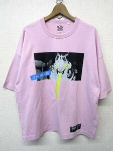 V2009：BISH × GU モモコグミカンパニー 半袖Tシャツ 半袖カットソー ピンク M バンドTシャツ:5