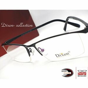 【度付レンズ無料は当店だけ】 眼鏡一式☆度入UVレンズ込★designメガネ★Dixon Collection ハーフリム(近視、乱視、老眼 伊達 全て対応)