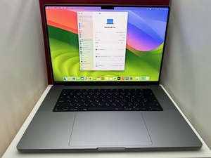 【中古　美品】MacBookPro M1Max　16インチ スペースグレイ　32GB　1TB