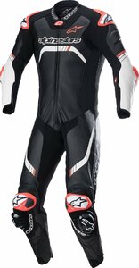 サイズ US 42 / EU 52 - ブラック/ホワイト - ALPINESTARS アルパインスターズ GP Tech スーツ v4