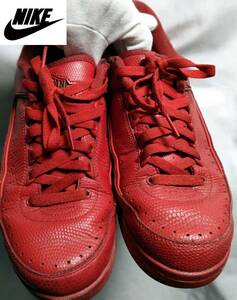 AIR JORDAN 2 RETRO LOW COLOR GYM RED UNVRSTY RED-HYPR TRQ 832819-606 26.5cm