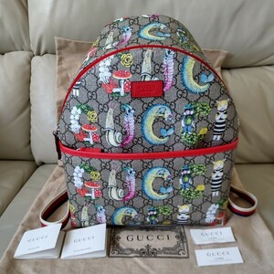 GUCCI チルドレンズ ヒグチユウコ コラボ バックパック リュック 271327 HYCAN 8694 GG スプリームス グッチ 限定 バッグ ヒグッチ 