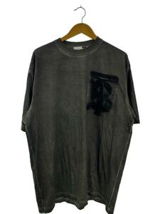 BURBERRY◆モノグラムモチーフ/Tシャツ/L/コットン/GRY/8067509