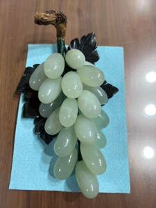 翡翠色 葡萄 ぶどう ブドウ マスカット オブジェ 置物 インテリア 雑貨 小物 ブドウ フルーツ