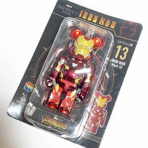 アイアンマン Happyくじ ベアブリック賞 13. IRON MAN Mark50 マーク50 Infinity SAGA BE@RBRICK フィギュア 【MARVEL/MEDICOM TOY】