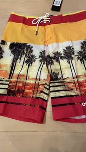 OAKLEY CALIFORNIA BOARDSHORT 21 INCHES 482631-43A-32 バックポケットはファスナー付き