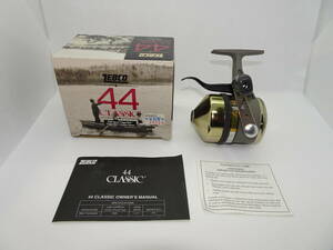 ZEBCO 44 CLASSIC　REEL 　ゼブコ　44 　トリガースピンキャストリール　中古品　オールドリール　　重要事項の説明を必読の上入札願います