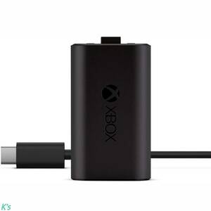 公式 正規品 スタンバイ時でも充電可能 Xbox 充電式バッテリー + USB-C ケーブル プレイ & チャージ キット Microsoft マイクロソフト