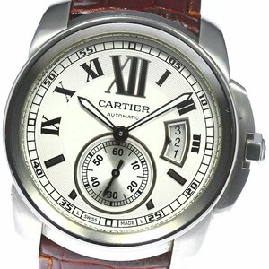 カルティエ CARTIER W7100037 カリブルドゥカルティエ デイト 自動巻き メンズ 良品 _793631