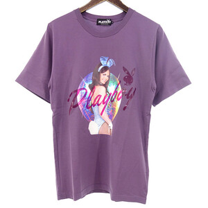 HYSTERIC GLAMOUR PLAYBOY MISS HEATHER Tシャツ パープル メンズS