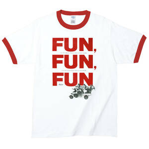【Mサイズ 新品 】Beach Boys Fun Fun Fun ビーチボーイズ ブライアン・ウィルソン ペットサウンズ 60s バンドTシャツ