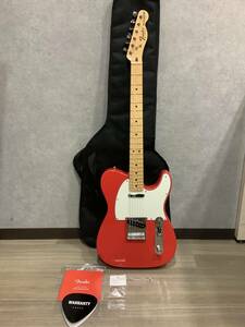 14443 超美品 Fender MIJ LTD INTL TL 2022 エレキギター　テレキャスタイプ 赤系 2S Morocco Red 使用回数数回