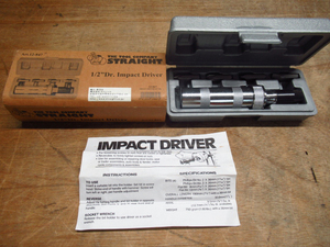 STRAIGHT 1/2Dr.Impact Driver インパクトドライバー 管理6k0228G-A07