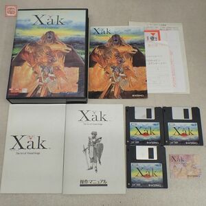 MSX2 3.5インチFD Xak サーク マイクロキャビン 箱説付【20