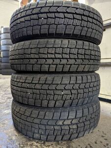 ★送料無料★ 155/65R13 2022年製 9～9.5分山 ダンロップ WINTERMAXX WM02 4本/中古スタッドレスタイヤ(冬タイヤ) N6834_A3