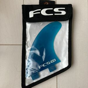 【中古:送料無料】FCS フィン　ケース、ドライバー付き　ブルー