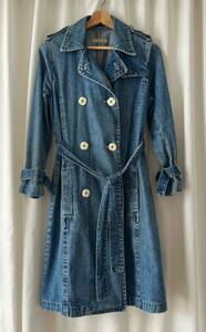 ヴィンテージ ** 90s とっても素敵なデニムのトレンチコート vintage coat