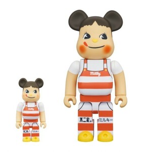 BE＠RBRICK ペコちゃん ミルキー三角帽子デザイン 100％ ＆ 400％