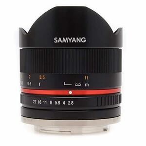 【中古】Samyang 8mm F2.8 UMC Fisheye II (ブラック) レンズ Canon EF-M マウントコンパクトシステムカメラ用
