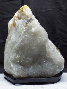 水晶 メノウ 瑪瑙 大型 原石 丸磨き 15.4kg