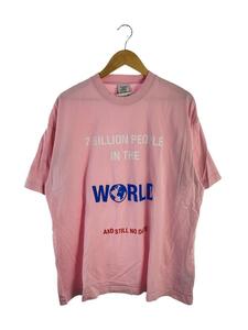 VETEMENTS◆Tシャツ/M/コットン/PNK/プリント