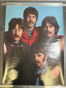 『 THE BEATLES ビートルズ ポスター 当時物 年代物 貴重 東芝EMI 告知』