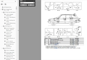 レンジローバースポーツ L320 (2005-2013)　前期+後期 ワークショップマニュアル＆配線図　Range Rover Sport　　