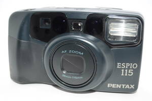 【外観並級】Pentax Espio 115 ブラック ペンタックス コンパクトフィルムカメラ　#t9782