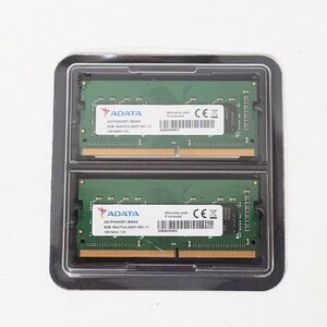 ADATA PC4-19200S (DDR4-2400T) 8GB 1Rx8 PC4-2400T SO-DIMM 260pin ノートパソコン用メモリ 型番：AO1P24HC8T1