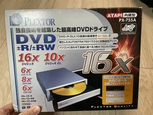新品未使用 PLEXTOR PX-755A/JP DVD±R/RWドライブ ATAPI内蔵型 プレクスター 映像機器 希少 元箱