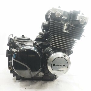 ゼファーχ エンジン クランキングOK ZX400AE 06年 2次エア付きヘッド 後期 ZEPHYRχ engineオイルパン Z400FX Z400GP